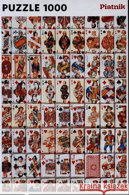 Playing Cards, 1000 Piece Puzzle Piatnik 9001890543746 Piatnik