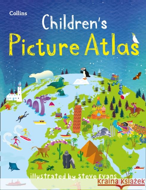 Collins Children’s Picture Atlas: Ideal Way for Kids to Learn More About the World  9780008320324 HarperCollins Publishers