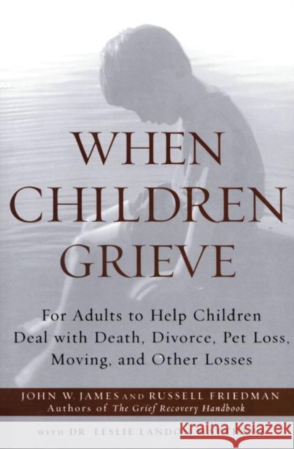 When Children Grieve: For Adults to Help Children Deal with Death, Divorce, Pet Loss, Moving, and Other Losses John W. James Russell Friedman Russell Friedman 9780060084295 HarperCollins Publishers
