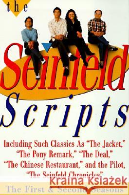 The Seinfeld Scripts: The First and Second Seasons Jerry Seinfeld Larry David 9780060953034 Harper Perennial