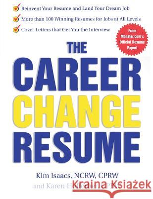The Career Change Resume Kim Isaacs Karen Hofferber 9780071411868 McGraw-Hill Companies
