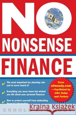 No-Nonsense Finance Errold F. Moody 9780071413305 McGraw-Hill Companies