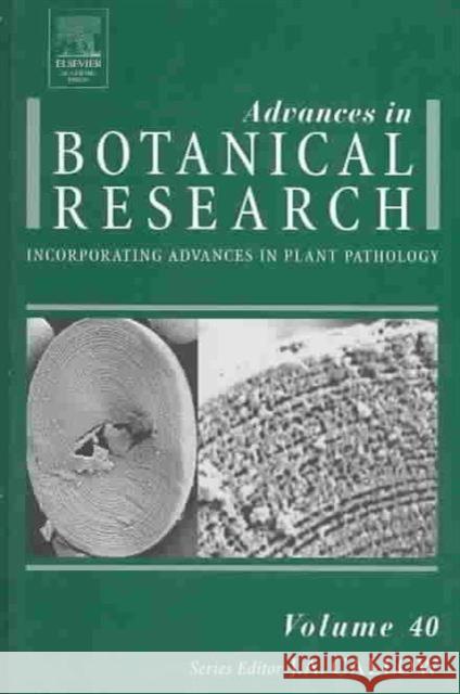 Advances in Botanical Research: Volume 40 Callow, J. A. 9780120059409 Academic Press