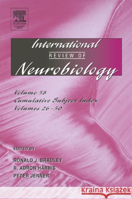 International Review of Neurobiology: Volume 42 Bradley, Ronald J. 9780123668424 Academic Press