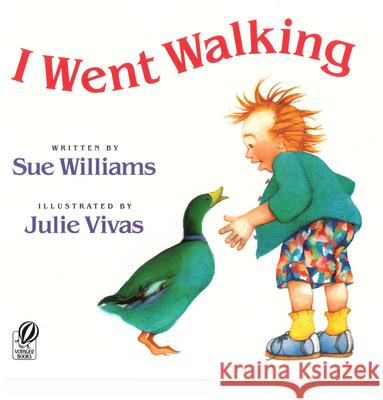 I Went Walking Sue Williams Julie Vivas 9780152380106 Harcourt Brace and Company