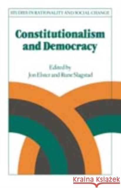 Constitutionalism and Democracy: Transitions in the Contemporary World Greenberg, Douglas 9780195071078 Oxford University Press