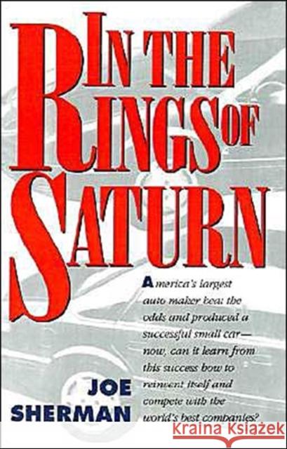 In the Rings of Saturn Joe Sherman 9780195072440 Oxford University Press