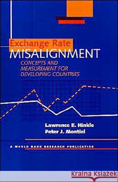 Exchange Rate Misalignment: Concepts and Measurement for Developing Countries Hinkle, Lawrence E. 9780195211269 World Bank Publications
