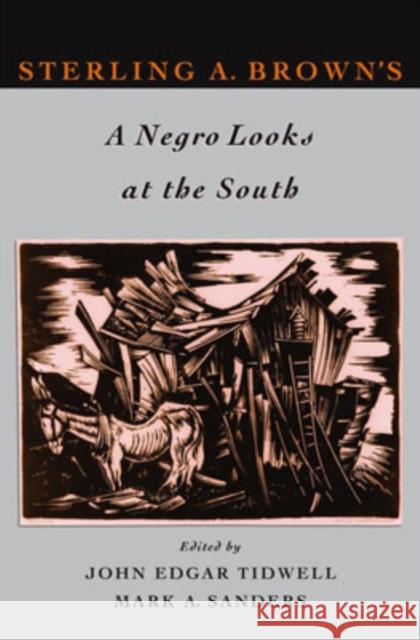Sterling A. Brown's a Negro Looks at the South Tidwell, John Edgar 9780195313994 Oxford University Press, USA
