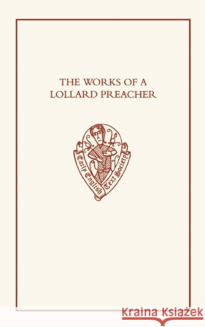 Works Lollard Preacher Eetso: C 317 C Hudson 9780197223208 Oxford University Press