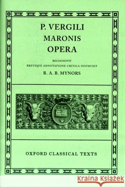 Opera Virgil 9780198146537 Oxford University Press
