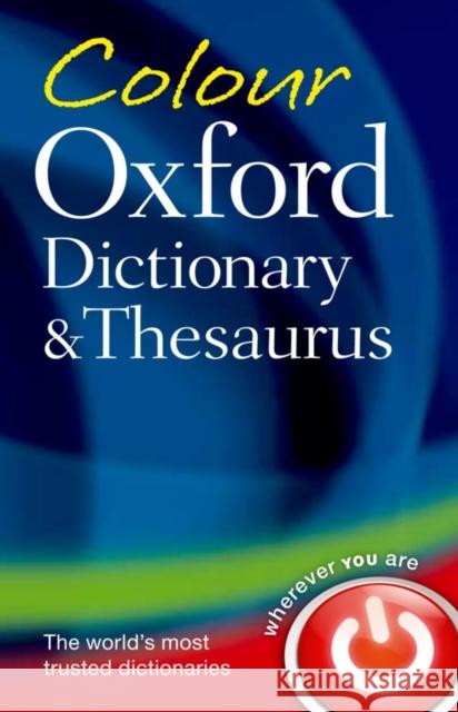 Colour Oxford Dictionary & Thesaurus   9780199607938 Oxford University Press