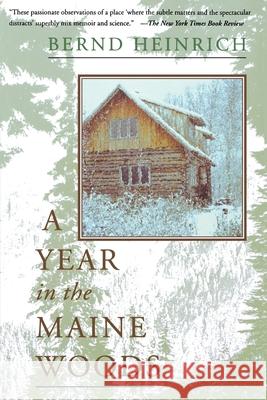 A Year in the Maine Woods Bernd Heinrich 9780201489392 HarperCollins Publishers
