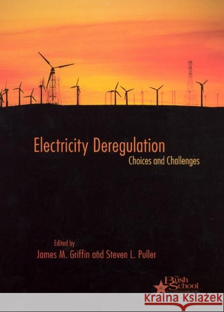 Electricity Deregulation: Choices and Challenges Volume 4 Griffin, James M. 9780226308562 University of Chicago Press