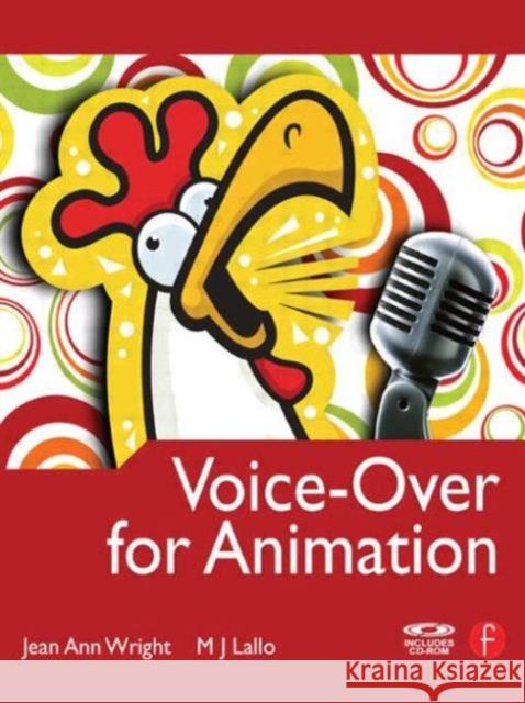 Voice-Over for Animation [With CDROM] Wright, Jean Ann 9780240810157 Focal Press