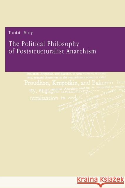 The Political Philosophy of Poststructuralist Anarchism Todd May 9780271028897 Pennsylvania State University Press
