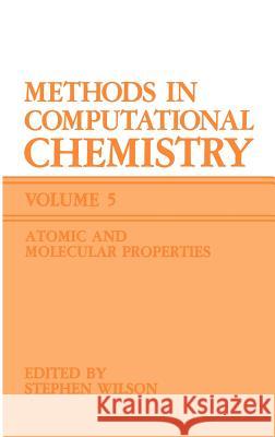 Methods in Computational Chemistry S. Wilson 9780306442636 Plenum Publishing Corporation