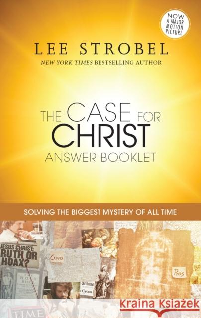 The Case for Christ Answer Booklet Lee Strobel 9780310089827 Zondervan