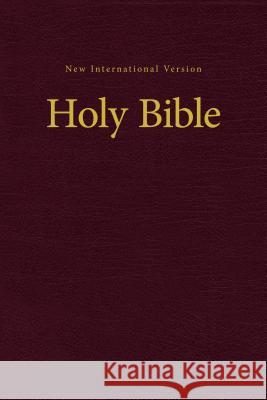 NIV, Value Pew and Worship Bible, Hardcover, Burgundy  9780310446231 Zondervan