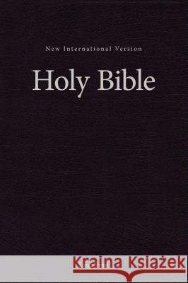 NIV, Pew and Worship Bible, Large Print, Hardcover, Black  9780310446309 Zondervan