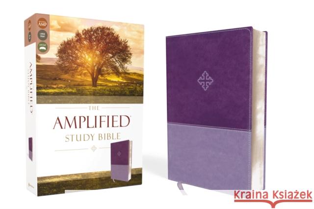 The Amplified Study Bible, Leathersoft, Purple Zondervan 9780310446521 Zondervan