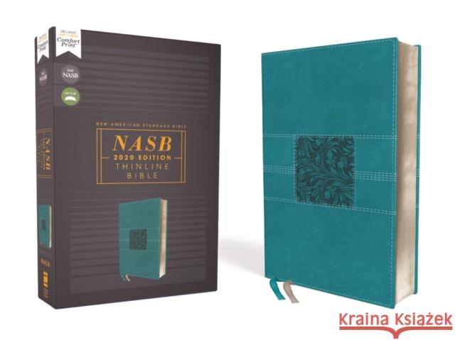 Nasb, Thinline Bible, Leathersoft, Teal, Red Letter Edition, 2020 Text, Comfort Print Zondervan 9780310455622 Zondervan