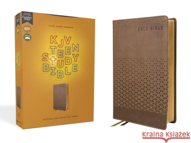 KJV, Teen Study Bible, Leathersoft, Brown, Comfort Print  9780310460954 Zondervan