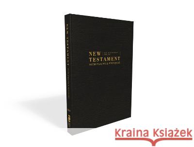 Niv, New Testament with Psalms and Proverbs, Pocket-Sized, Paperback, Black, Comfort Print  9780310463955 Zondervan