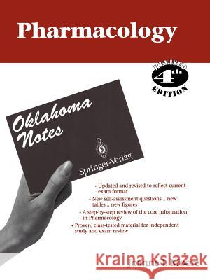 Pharmacology Oklahoma Notes                           Joanne I. Moore H. D. Christensen 9780387943947 Springer