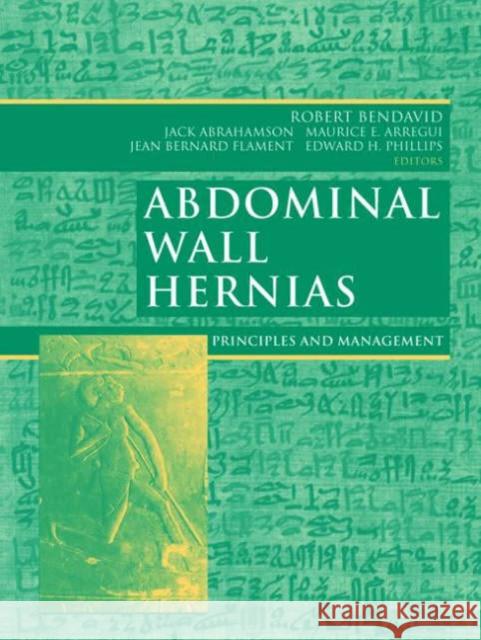 Abdominal Wall Hernias: Principles and Management Stoppa, R. 9780387950044 Springer