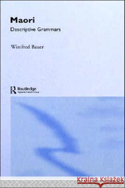 Maori Winifred Bauer Bauer Winifred 9780415022545 Routledge