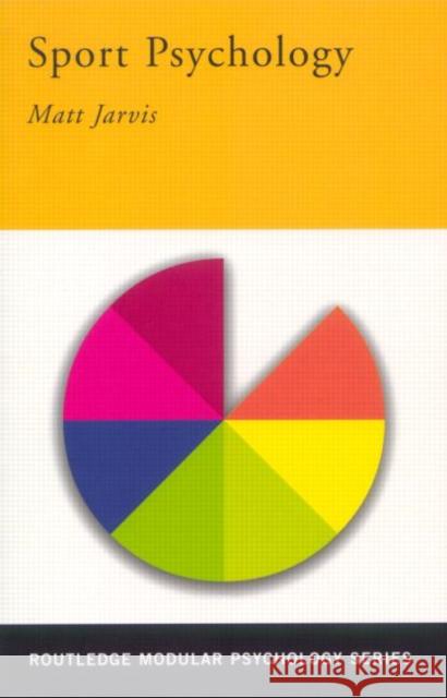 Sport Psychology Matt Jarvis 9780415206426 Routledge