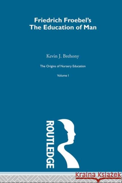 Education Of Man            V1 Kevin J. Brehony 9780415220385 Routledge