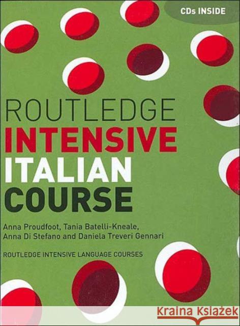Routledge Intensive Italian Course - audiobook Proudfoot, Anna 9780415240819 Routledge