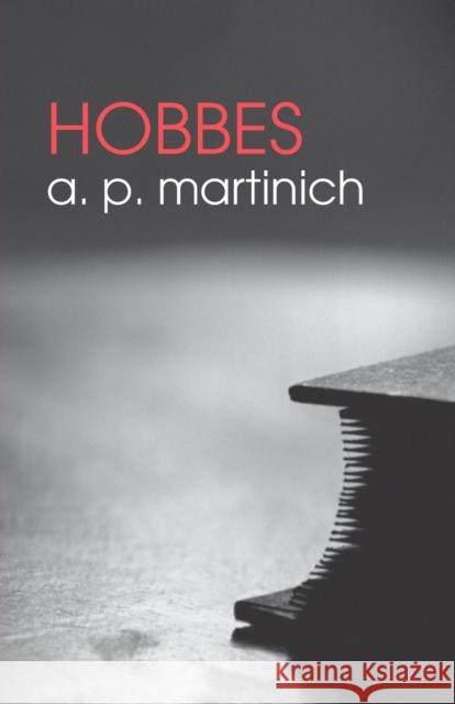Hobbes A P Martinich 9780415283281 0