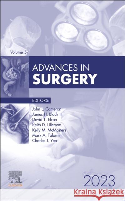 Advances in Surgery, 2023  9780443182563 Elsevier Health Sciences