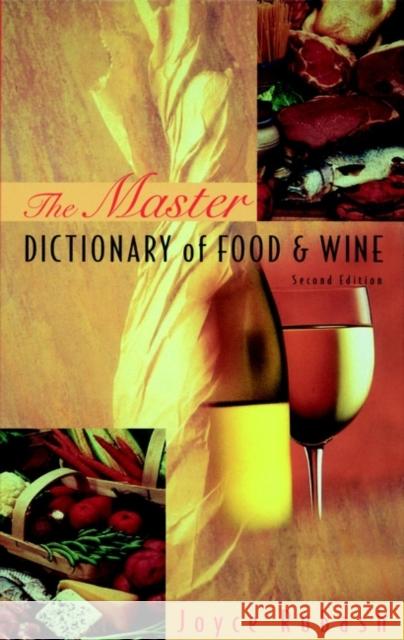 The Master Dictionary of Food and Wine Joyce Rubash Rubash                                   Inc Staff Benchmar 9780471287568 John Wiley & Sons