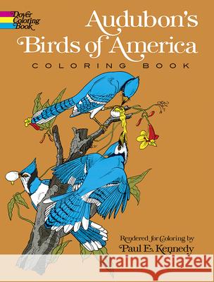 Audubon's Birds of America Coloring Book Paul E. Kennedy Audubon 9780486230498 Dover Publications