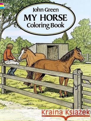 My Horse Coloring Book John Green 9780486280646 Dover Publications