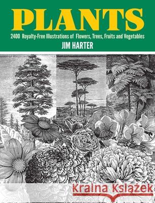 Plants: 2400 Designs Jim Harter 9780486402642 Dover Publications Inc.