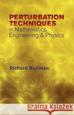 Perturbation Techniques in Mathematics Richard Bellman 9780486432588 Dover Publications Inc.