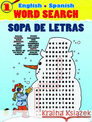 English-Spanish Word Search SOPA De Letras #1 Tony J Tallarico 9780486480978 Dover Publications