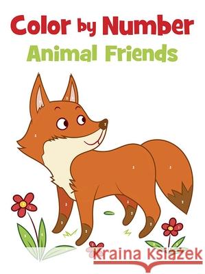 Color by Number Animal Friends Dover Publications 9780486842639 Dover Publications