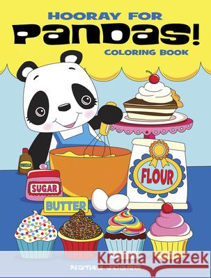 Hooray for Pandas! Coloring Book Kathy Voerg 9780486845814 Dover Publications Inc.