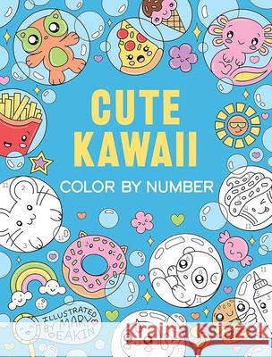 Cute Kawaii Color by Number Mary Eakin 9780486851235 Dover Publications Inc.