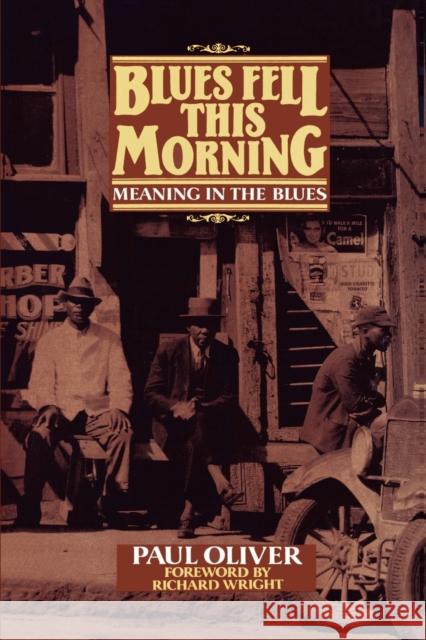 Blues Fell This Morning: Meaning in the Blues Oliver, Paul 9780521377935 Cambridge University Press