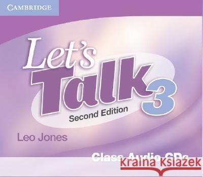 Let's Talk Level 3 Class Audio CDs (3) Leo Jones 9780521692892 Cambridge University Press