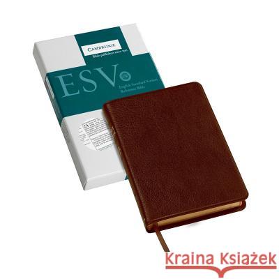 ESV Pitt Minion Reference Bible, Brown Goatskin Leather, ES446:X  9780521734868 Cambridge University Press