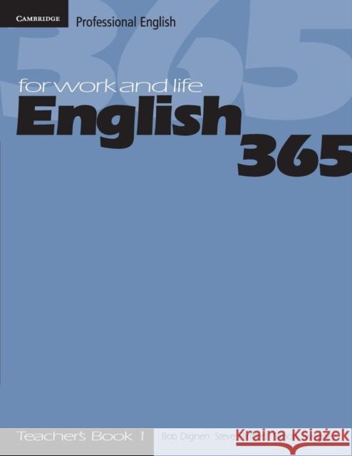 English365 1 Teacher's Guide: For Work and Life Dignen, Bob 9780521753630 Cambridge University Press