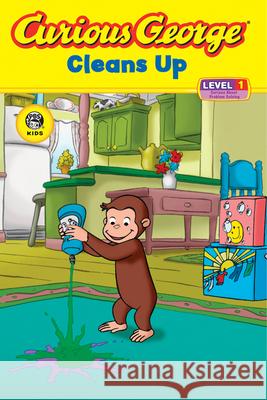 Curious George Cleans Up (Cgtv Reader) Stephen Krensky 9780618737598 Houghton Mifflin Company
